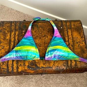 Multi color swim top